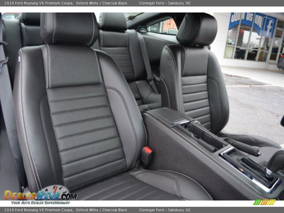 Front Seat of 2014 Ford Mustang V6 Premium Coupe Photo #16