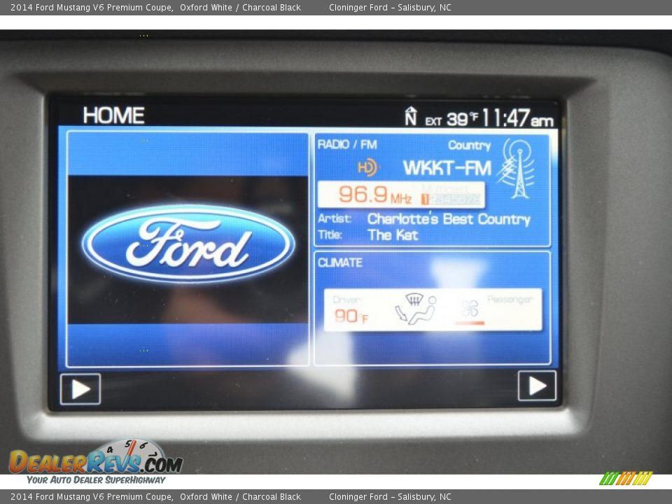 Audio System of 2014 Ford Mustang V6 Premium Coupe Photo #23