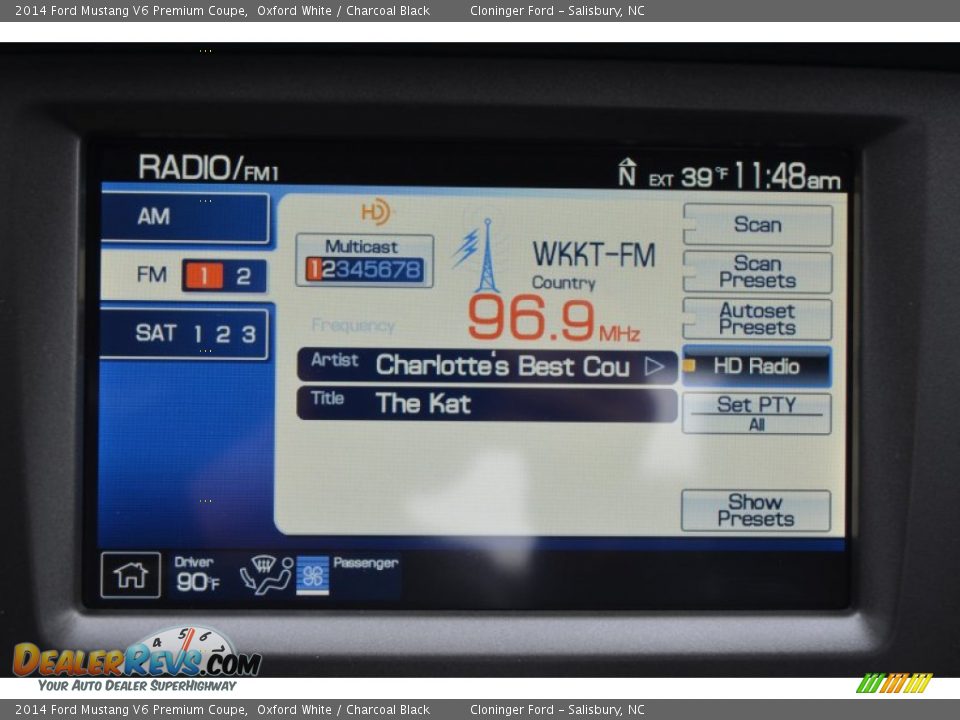 Audio System of 2014 Ford Mustang V6 Premium Coupe Photo #25