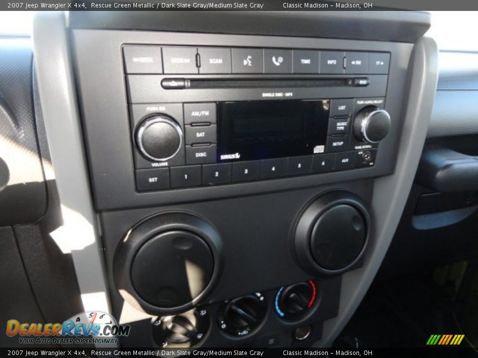 2007 Jeep Wrangler X 4x4 Rescue Green Metallic / Dark Slate Gray/Medium Slate Gray Photo #6