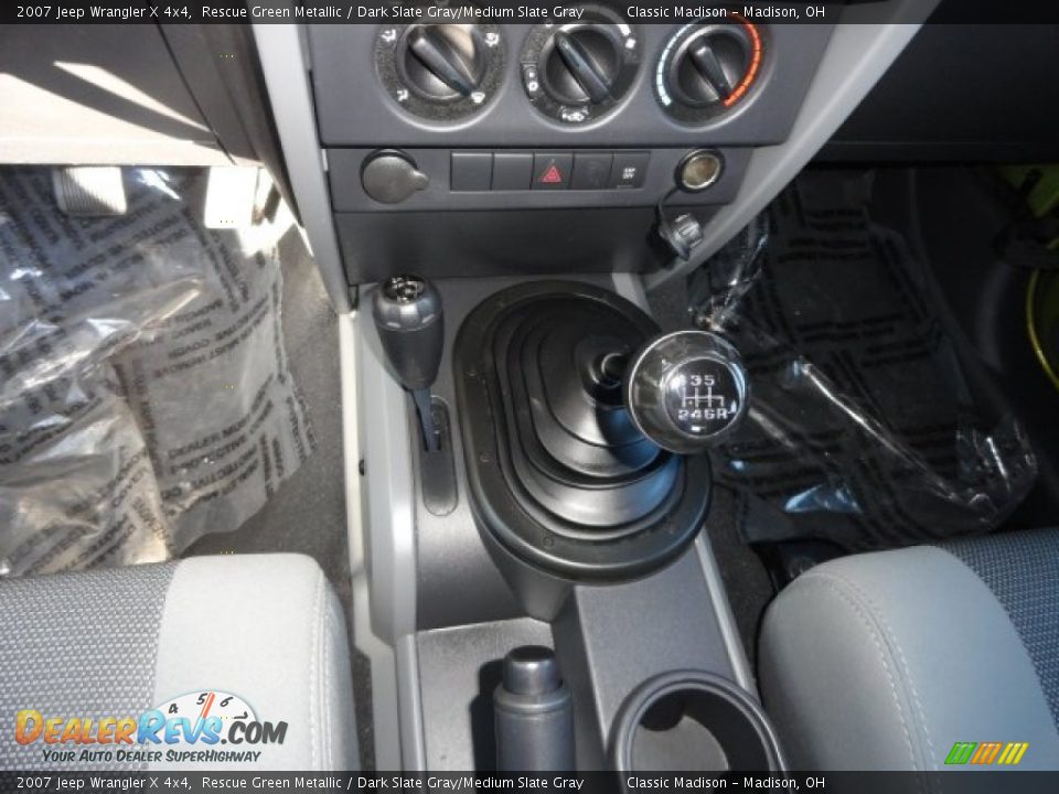 2007 Jeep Wrangler X 4x4 Rescue Green Metallic / Dark Slate Gray/Medium Slate Gray Photo #7