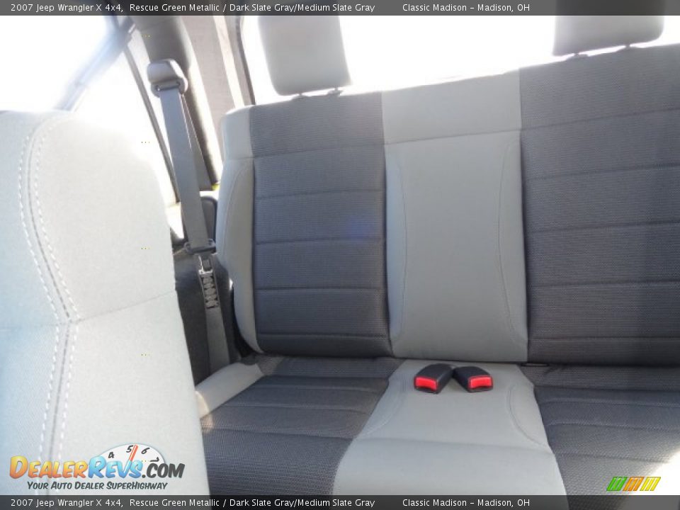2007 Jeep Wrangler X 4x4 Rescue Green Metallic / Dark Slate Gray/Medium Slate Gray Photo #9