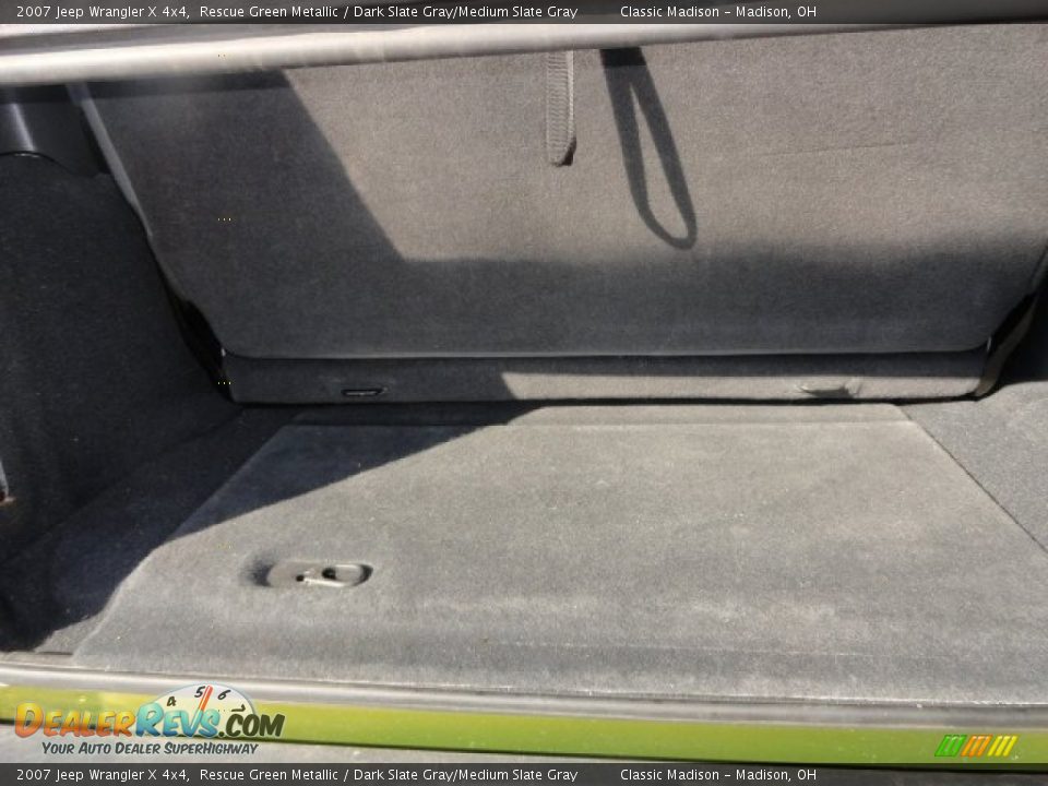 2007 Jeep Wrangler X 4x4 Rescue Green Metallic / Dark Slate Gray/Medium Slate Gray Photo #10