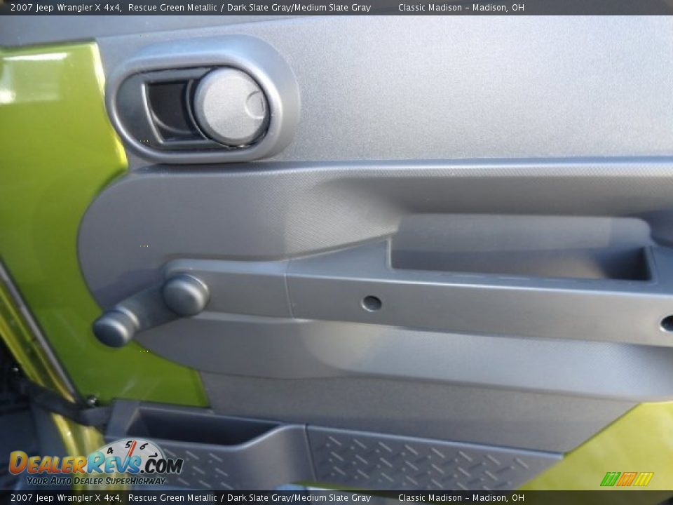 2007 Jeep Wrangler X 4x4 Rescue Green Metallic / Dark Slate Gray/Medium Slate Gray Photo #11