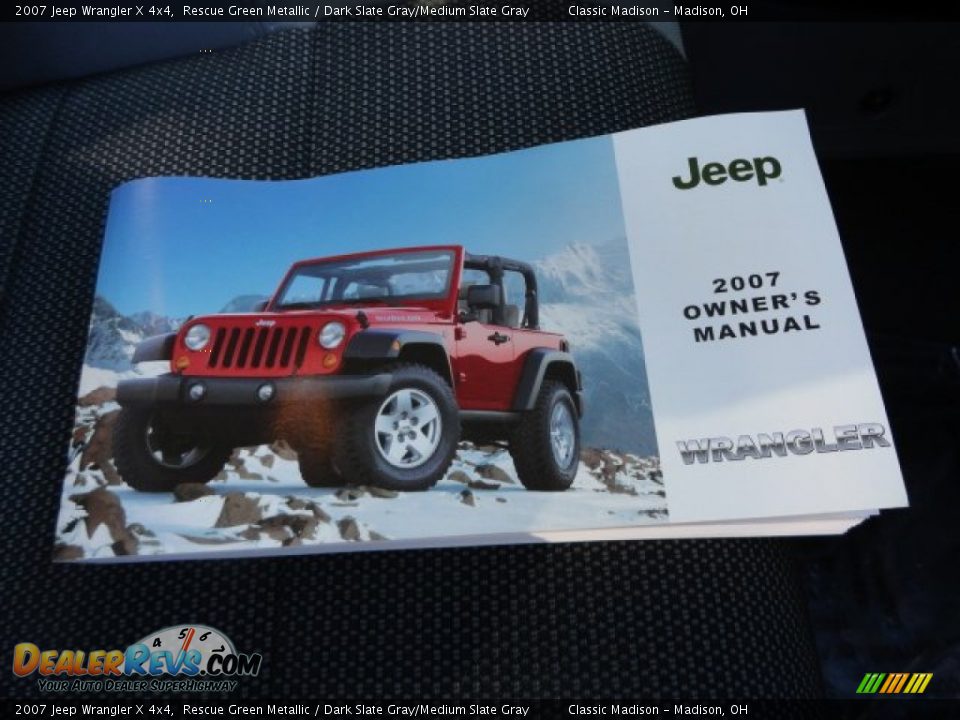 2007 Jeep Wrangler X 4x4 Rescue Green Metallic / Dark Slate Gray/Medium Slate Gray Photo #13