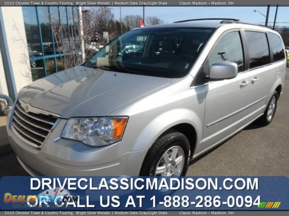 2010 Chrysler Town & Country Touring Bright Silver Metallic / Medium Slate Gray/Light Shale Photo #1