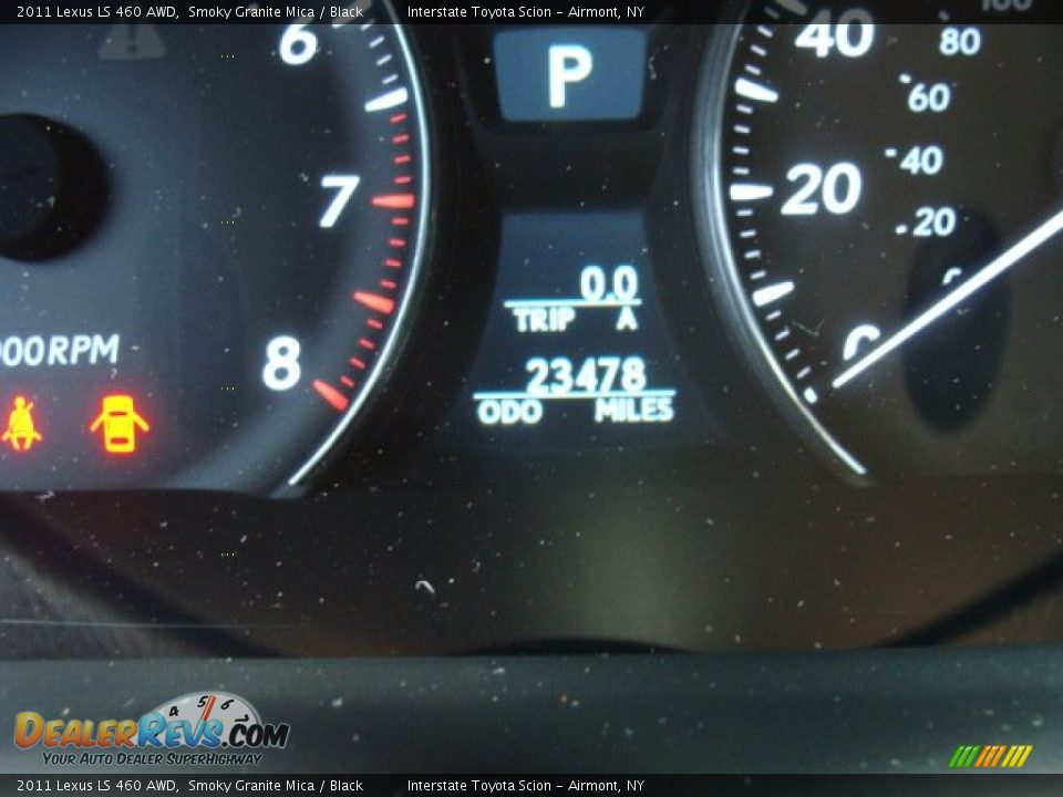 2011 Lexus LS 460 AWD Smoky Granite Mica / Black Photo #14
