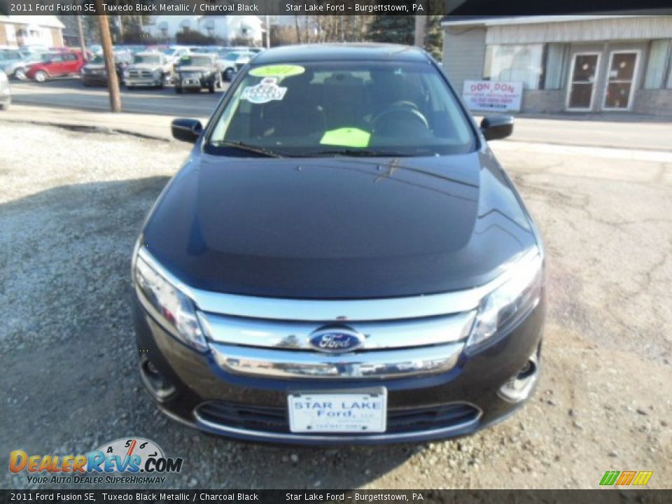 2011 Ford Fusion SE Tuxedo Black Metallic / Charcoal Black Photo #2