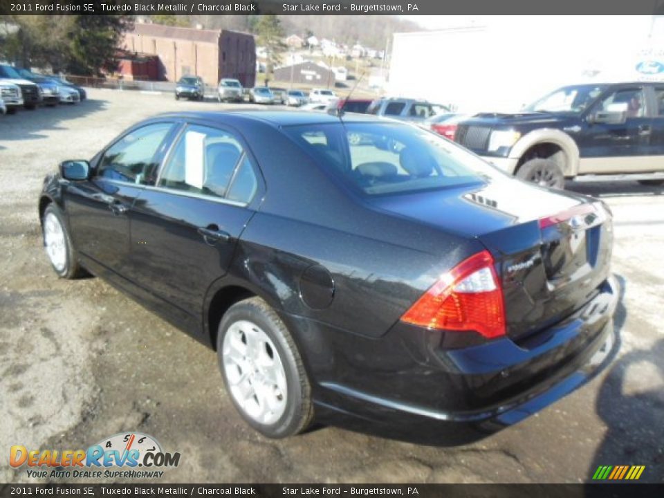 2011 Ford Fusion SE Tuxedo Black Metallic / Charcoal Black Photo #6