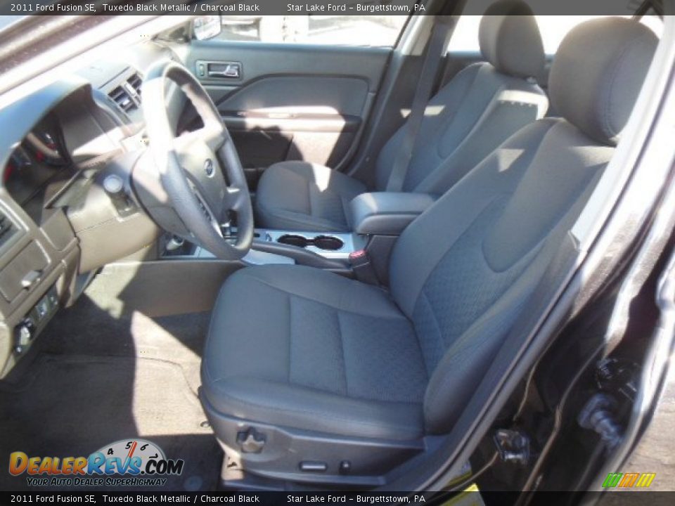 2011 Ford Fusion SE Tuxedo Black Metallic / Charcoal Black Photo #9