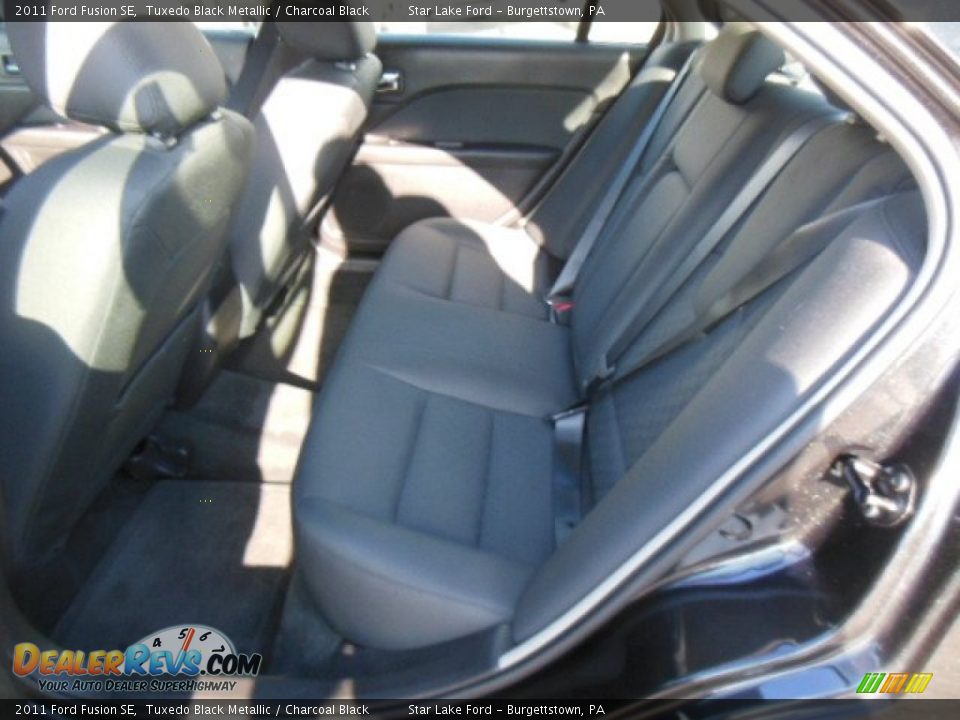 2011 Ford Fusion SE Tuxedo Black Metallic / Charcoal Black Photo #10