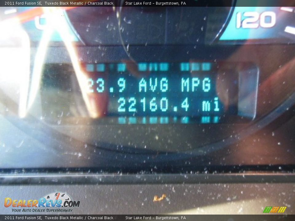 2011 Ford Fusion SE Tuxedo Black Metallic / Charcoal Black Photo #14