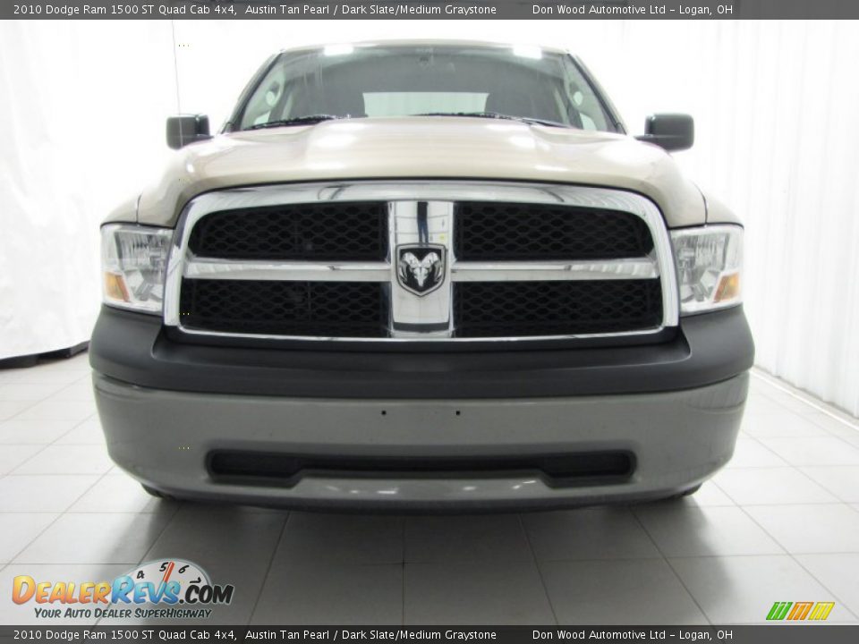 2010 Dodge Ram 1500 ST Quad Cab 4x4 Austin Tan Pearl / Dark Slate/Medium Graystone Photo #3