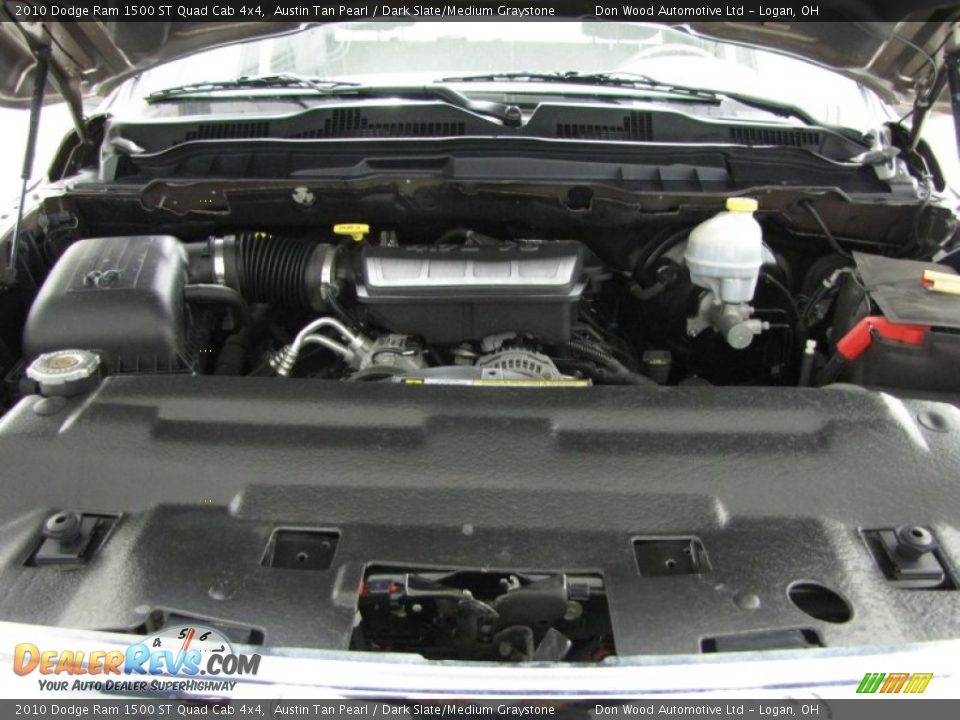 2010 Dodge Ram 1500 ST Quad Cab 4x4 Austin Tan Pearl / Dark Slate/Medium Graystone Photo #7