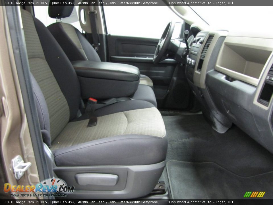 2010 Dodge Ram 1500 ST Quad Cab 4x4 Austin Tan Pearl / Dark Slate/Medium Graystone Photo #11