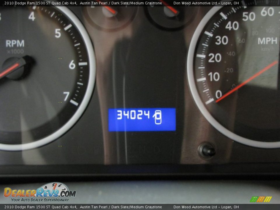 2010 Dodge Ram 1500 ST Quad Cab 4x4 Austin Tan Pearl / Dark Slate/Medium Graystone Photo #20