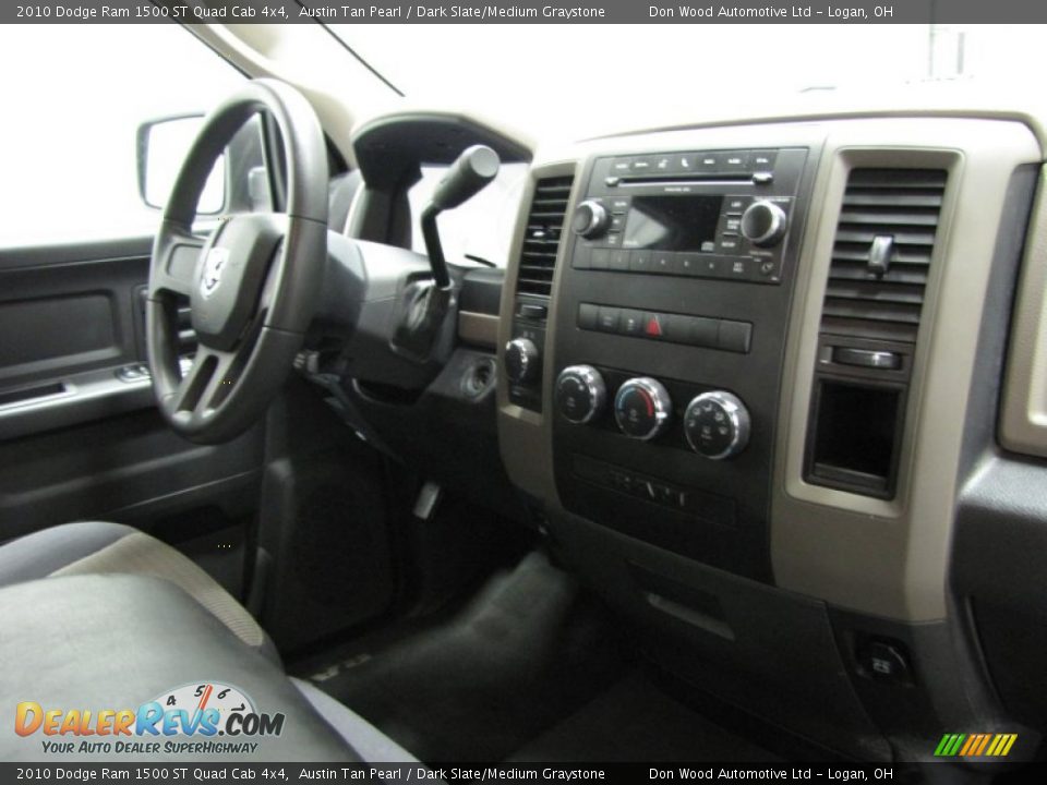 2010 Dodge Ram 1500 ST Quad Cab 4x4 Austin Tan Pearl / Dark Slate/Medium Graystone Photo #21