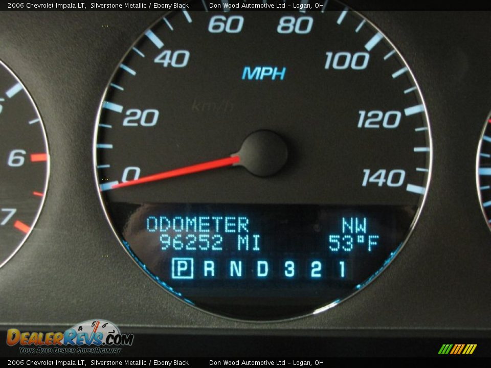 2006 Chevrolet Impala LT Silverstone Metallic / Ebony Black Photo #22