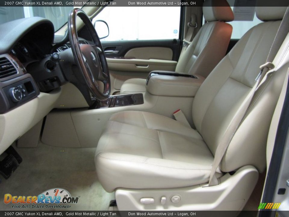 2007 GMC Yukon XL Denali AWD Gold Mist Metallic / Light Tan Photo #7