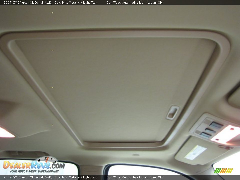 2007 GMC Yukon XL Denali AWD Gold Mist Metallic / Light Tan Photo #27