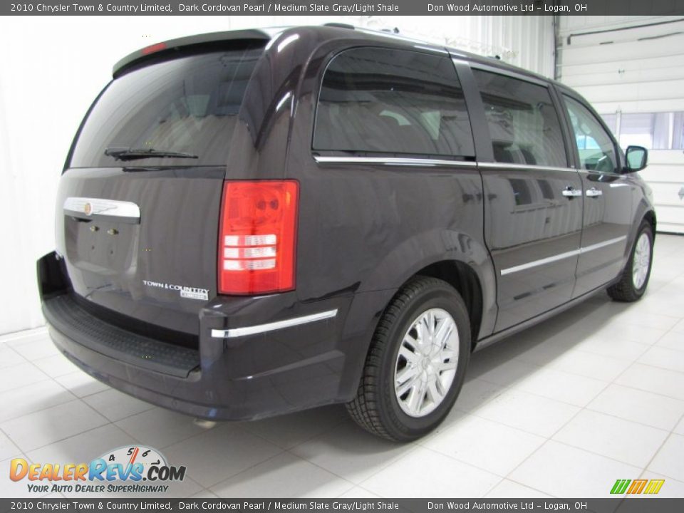 2010 Chrysler Town & Country Limited Dark Cordovan Pearl / Medium Slate Gray/Light Shale Photo #2