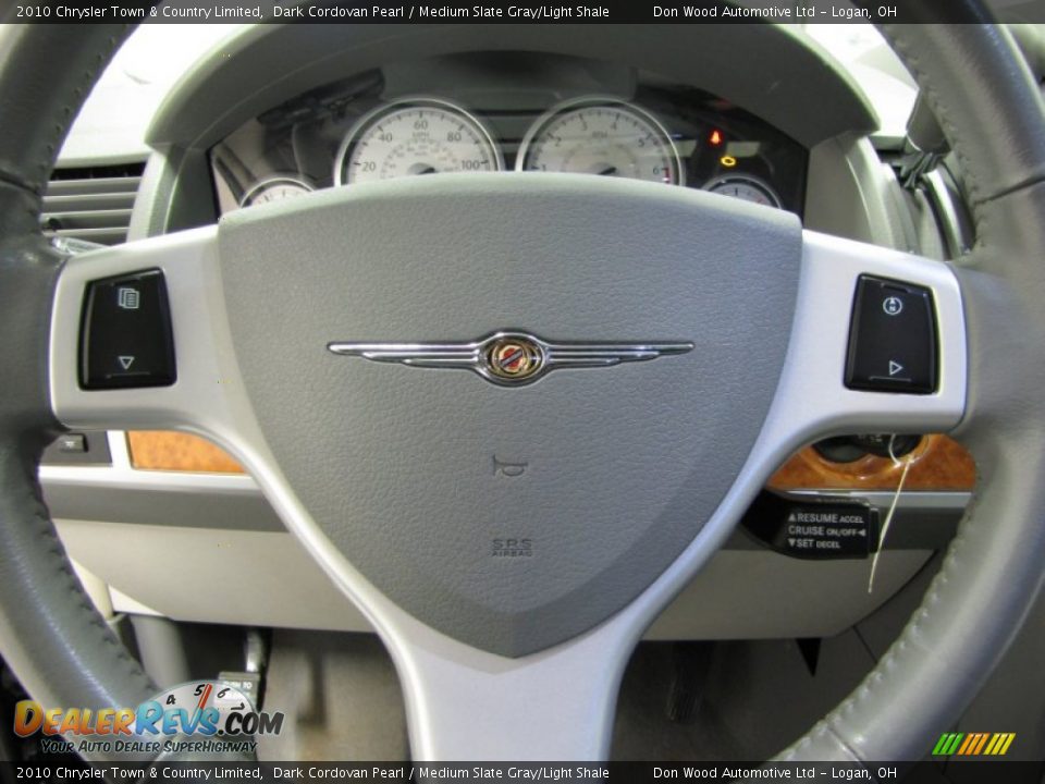 2010 Chrysler Town & Country Limited Dark Cordovan Pearl / Medium Slate Gray/Light Shale Photo #19