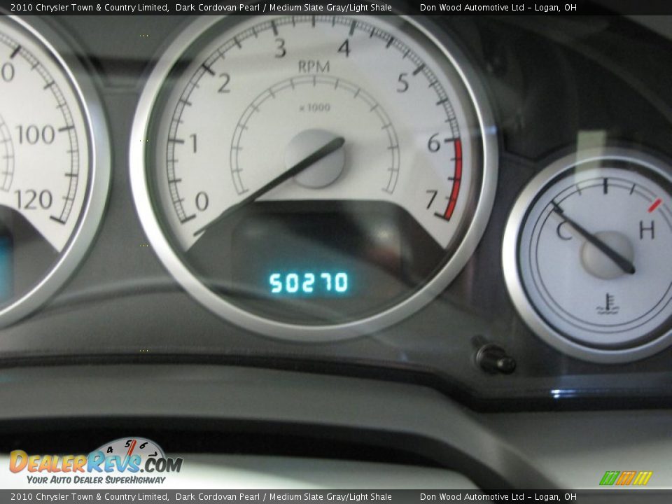 2010 Chrysler Town & Country Limited Dark Cordovan Pearl / Medium Slate Gray/Light Shale Photo #23