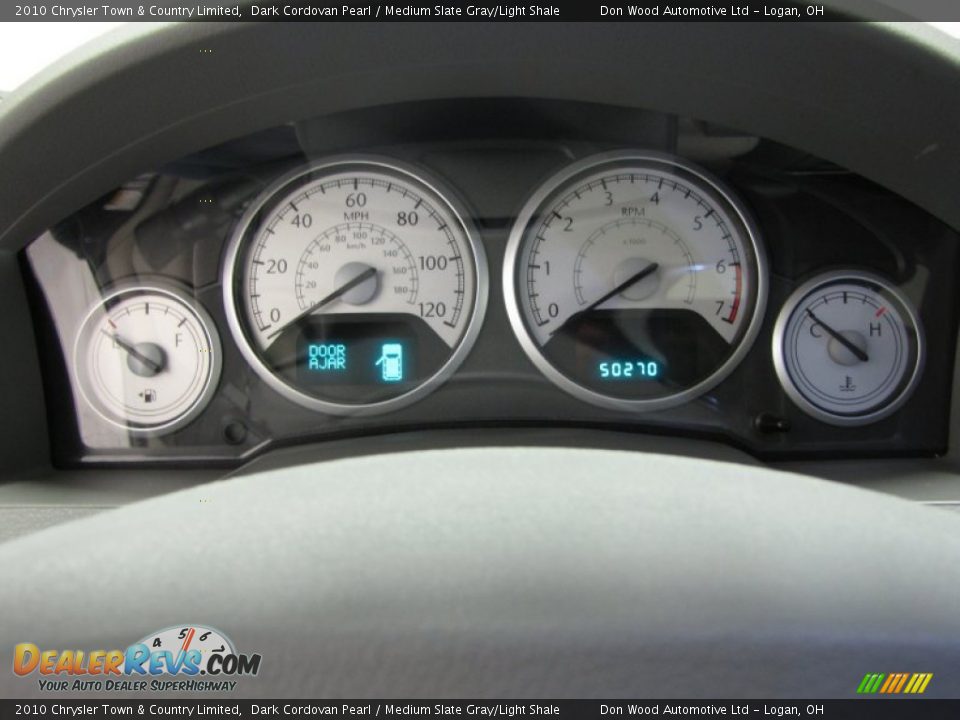 2010 Chrysler Town & Country Limited Dark Cordovan Pearl / Medium Slate Gray/Light Shale Photo #24