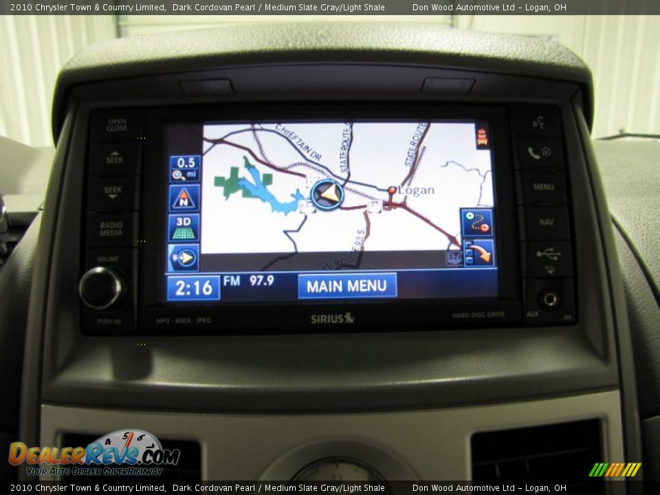 2010 Chrysler Town & Country Limited Dark Cordovan Pearl / Medium Slate Gray/Light Shale Photo #25
