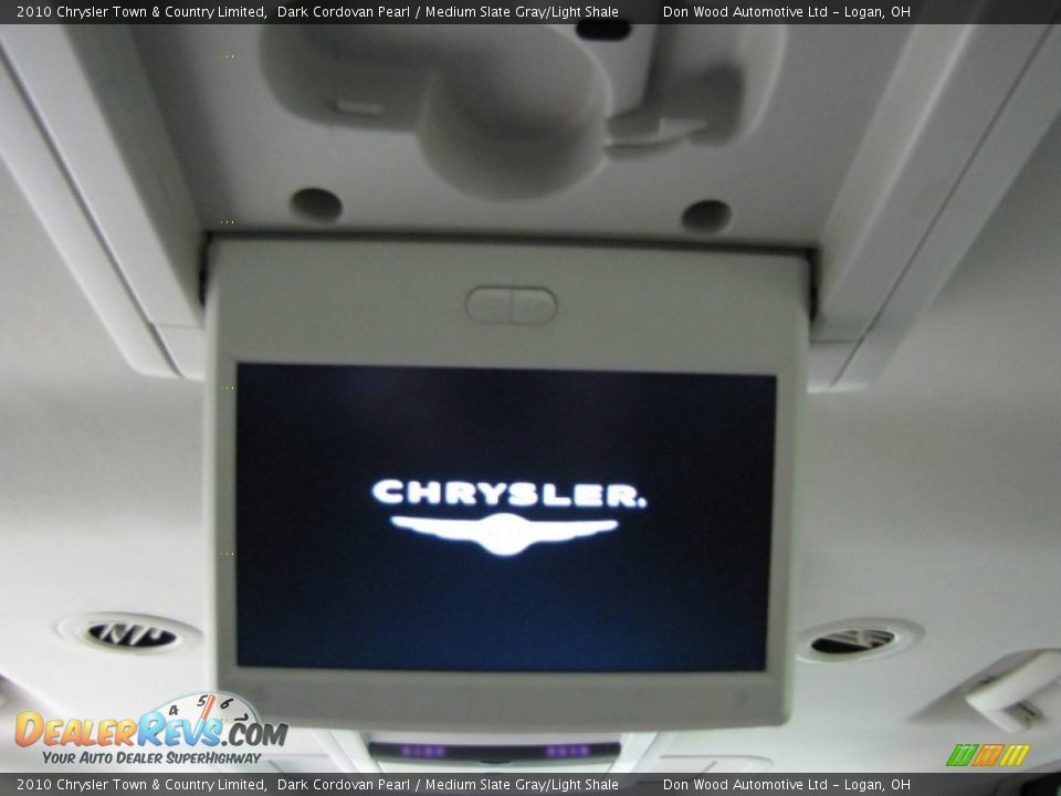 2010 Chrysler Town & Country Limited Dark Cordovan Pearl / Medium Slate Gray/Light Shale Photo #28