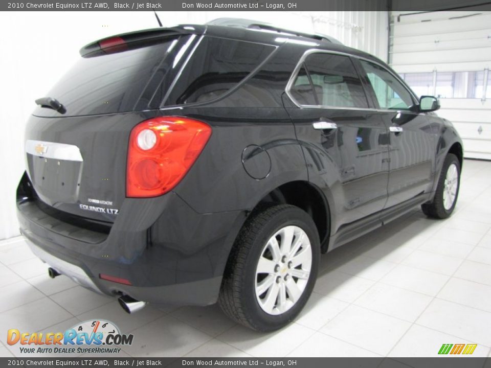 2010 Chevrolet Equinox LTZ AWD Black / Jet Black Photo #2