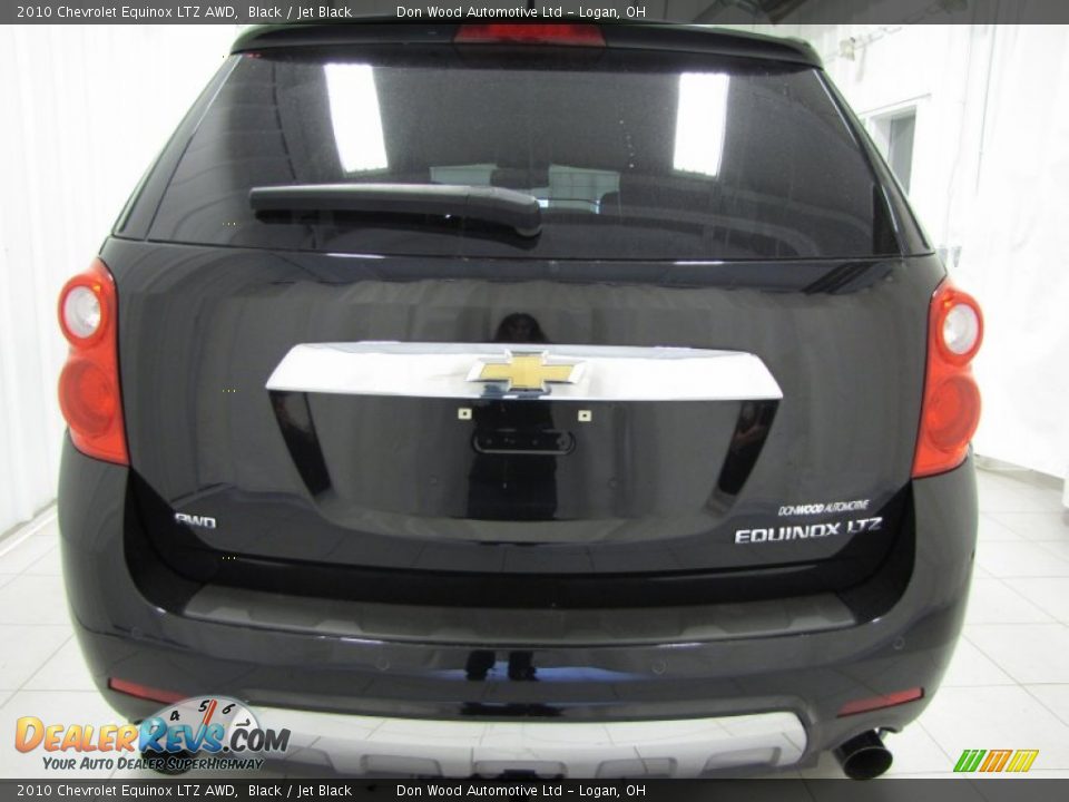 2010 Chevrolet Equinox LTZ AWD Black / Jet Black Photo #4