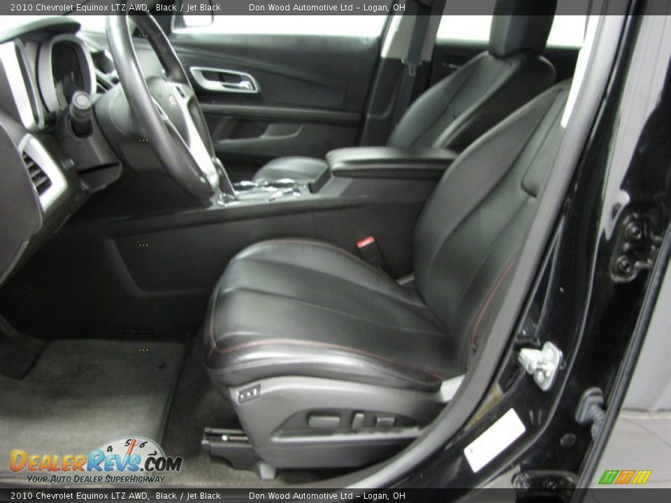 2010 Chevrolet Equinox LTZ AWD Black / Jet Black Photo #7