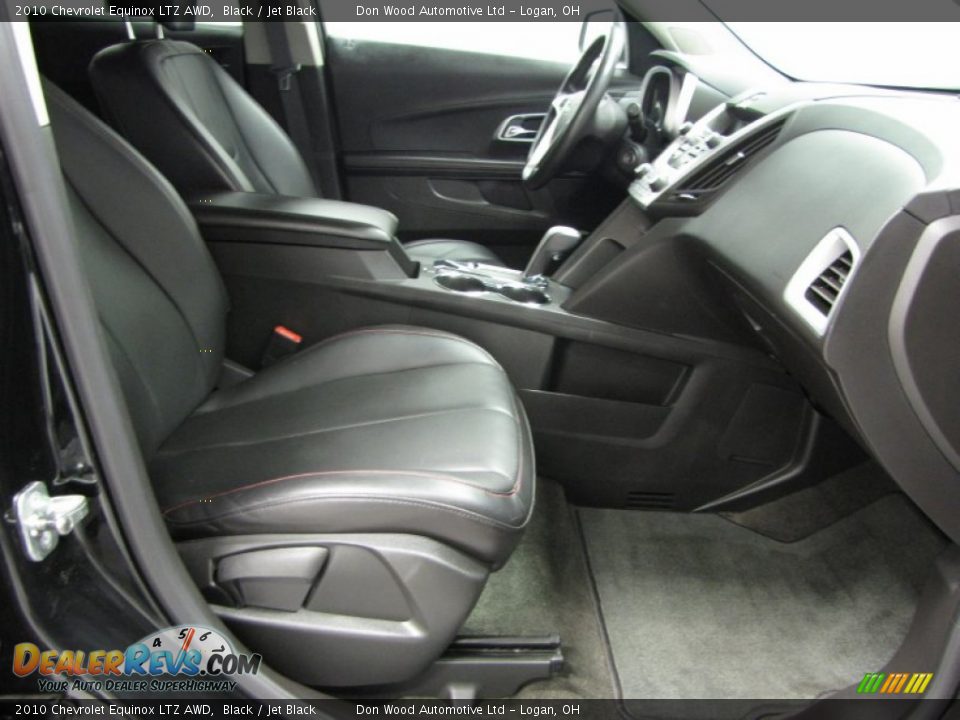 2010 Chevrolet Equinox LTZ AWD Black / Jet Black Photo #10