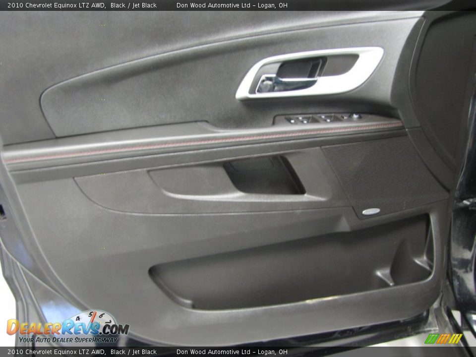 2010 Chevrolet Equinox LTZ AWD Black / Jet Black Photo #12