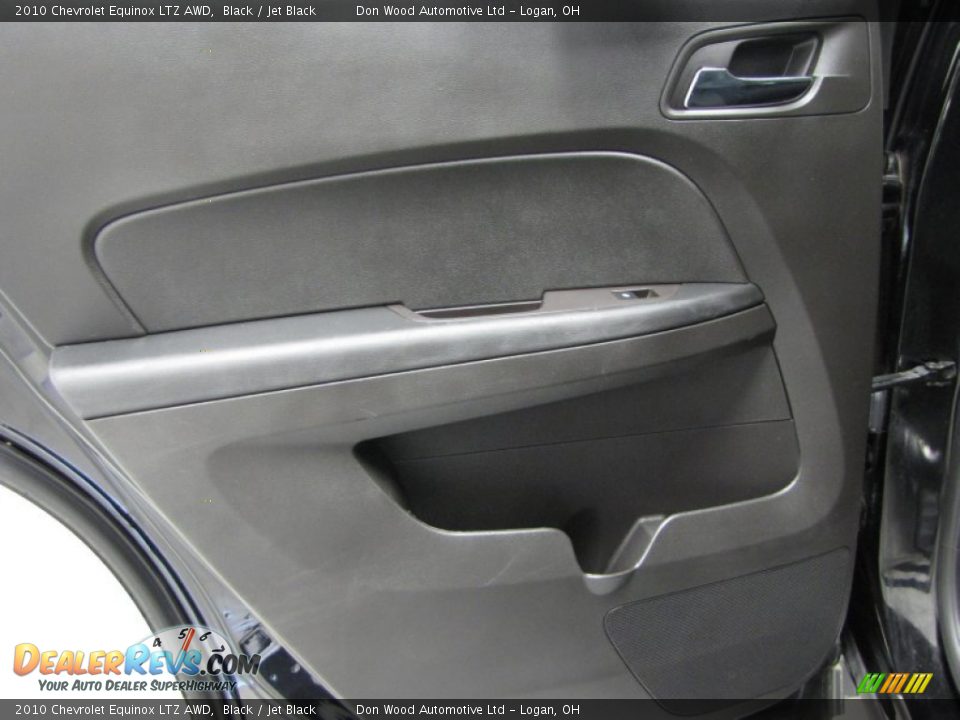 2010 Chevrolet Equinox LTZ AWD Black / Jet Black Photo #14