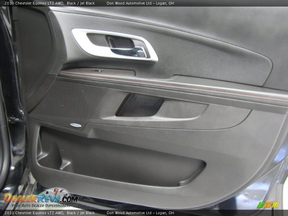 2010 Chevrolet Equinox LTZ AWD Black / Jet Black Photo #16