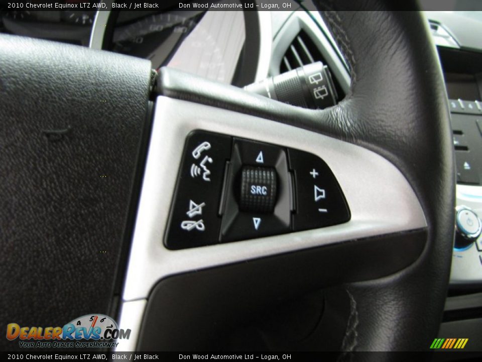 2010 Chevrolet Equinox LTZ AWD Black / Jet Black Photo #19