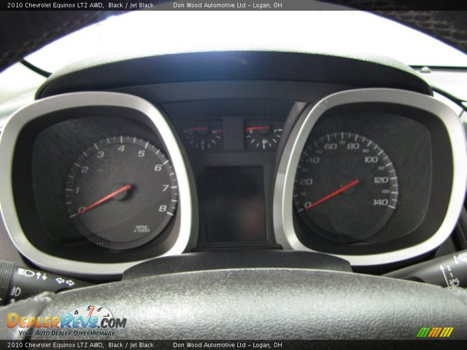 2010 Chevrolet Equinox LTZ AWD Black / Jet Black Photo #22
