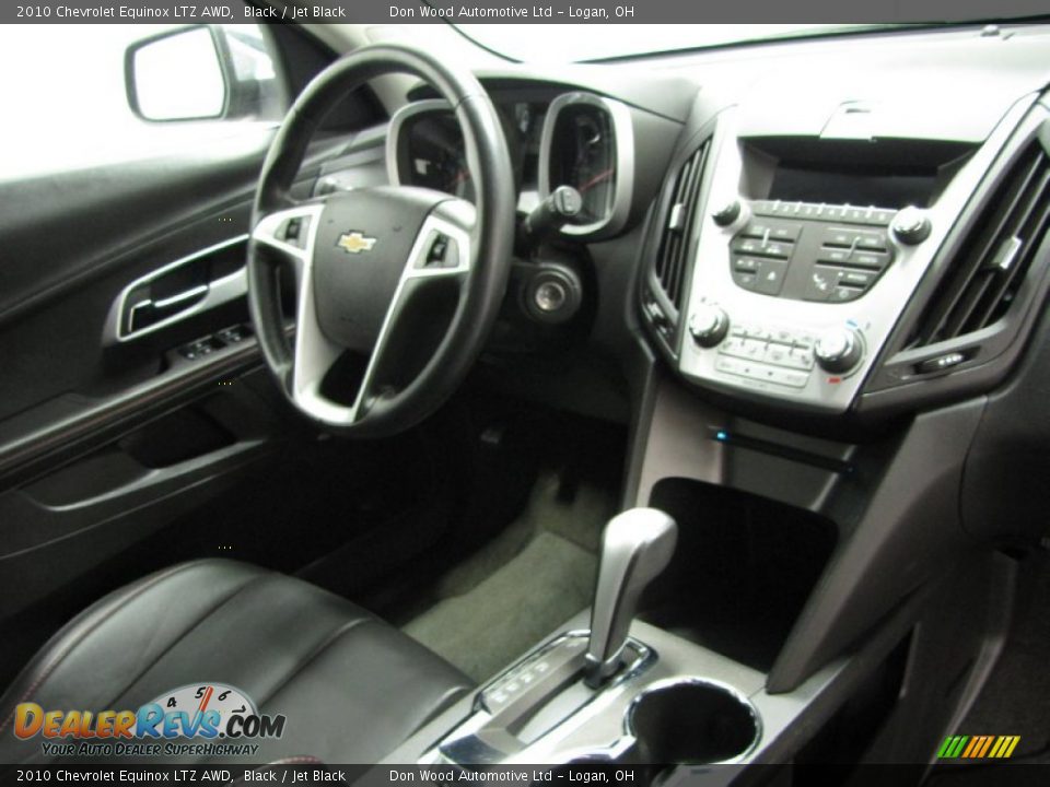 2010 Chevrolet Equinox LTZ AWD Black / Jet Black Photo #25