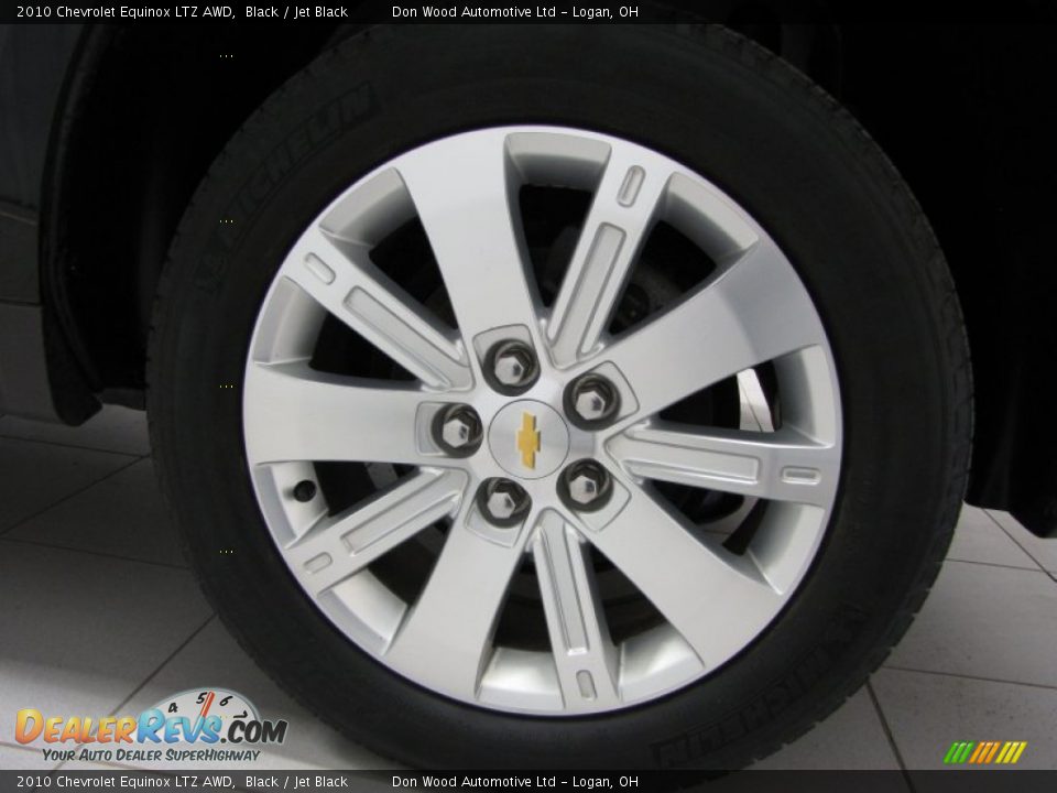 2010 Chevrolet Equinox LTZ AWD Black / Jet Black Photo #26