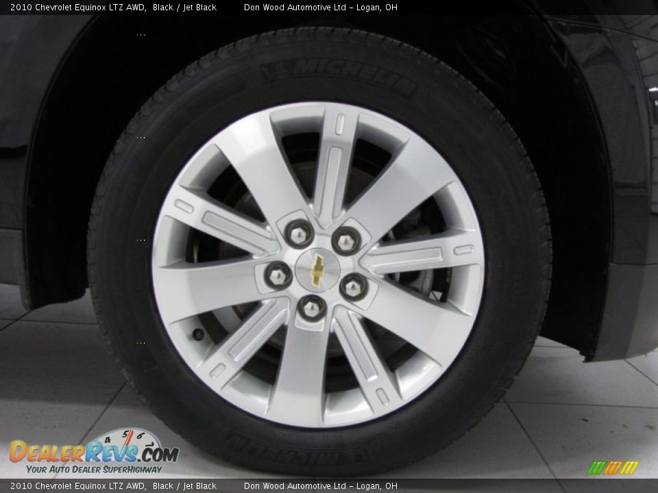 2010 Chevrolet Equinox LTZ AWD Black / Jet Black Photo #27