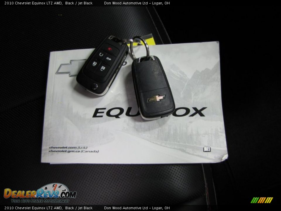 2010 Chevrolet Equinox LTZ AWD Black / Jet Black Photo #30