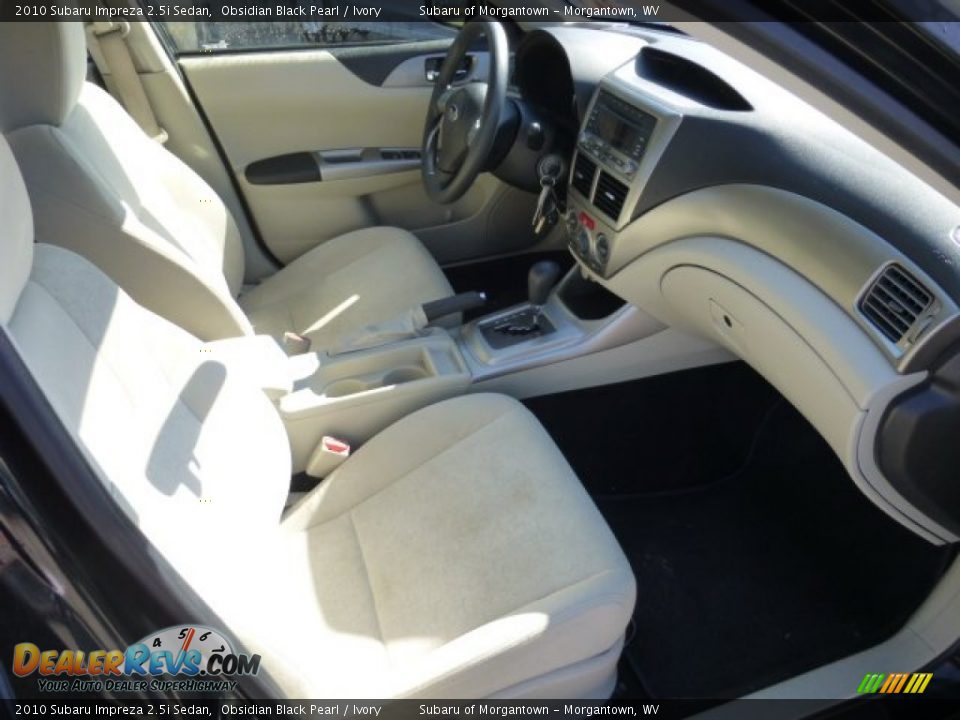 Ivory Interior - 2010 Subaru Impreza 2.5i Sedan Photo #4