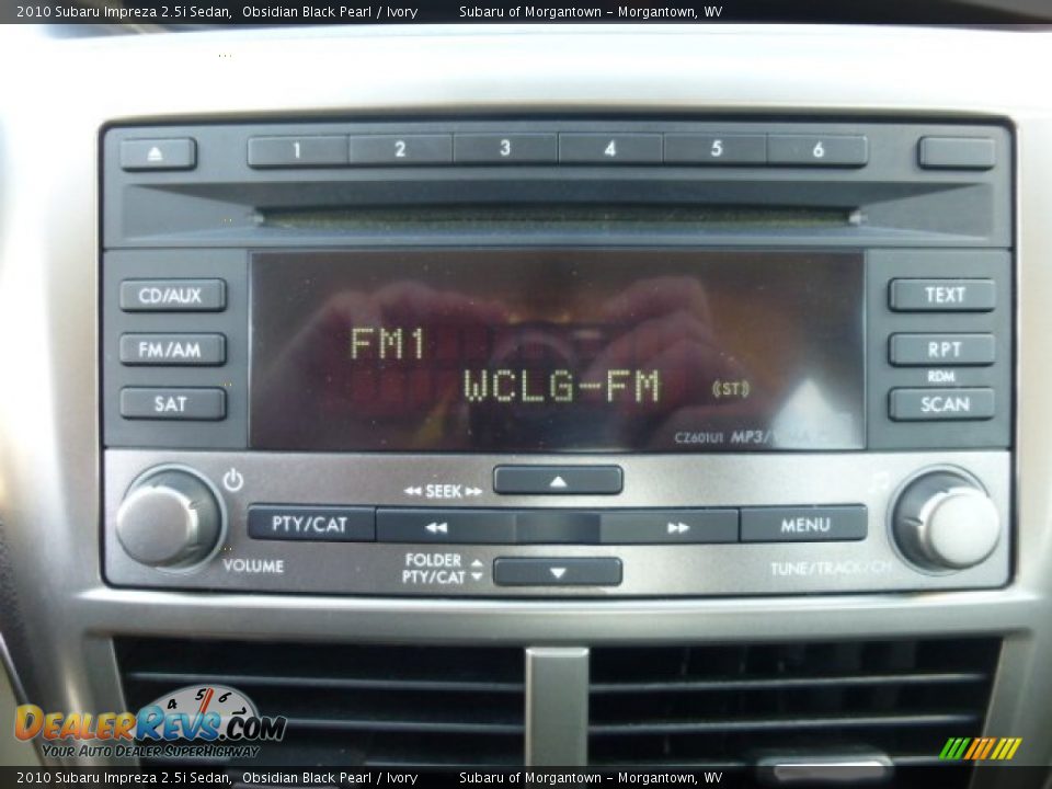 Audio System of 2010 Subaru Impreza 2.5i Sedan Photo #19