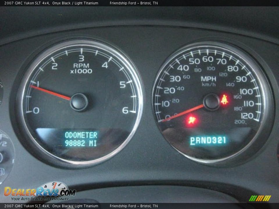 2007 GMC Yukon SLT 4x4 Onyx Black / Light Titanium Photo #25