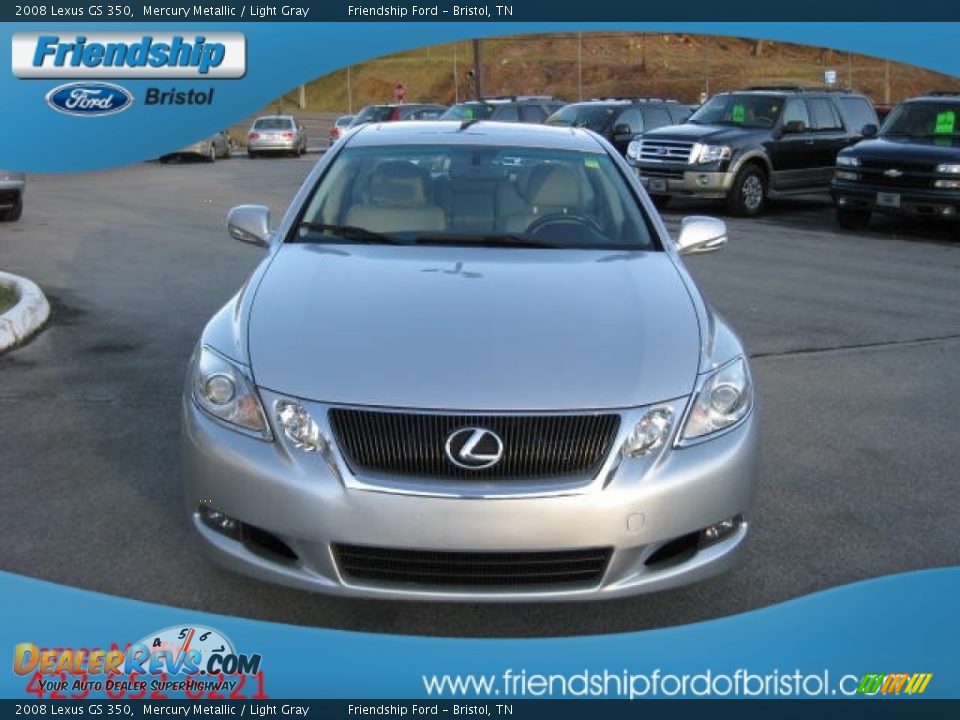 2008 Lexus GS 350 Mercury Metallic / Light Gray Photo #4