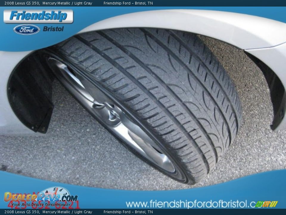 2008 Lexus GS 350 Mercury Metallic / Light Gray Photo #11