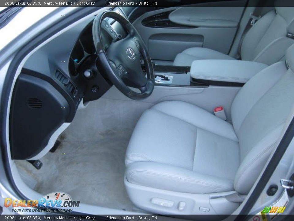 2008 Lexus GS 350 Mercury Metallic / Light Gray Photo #12