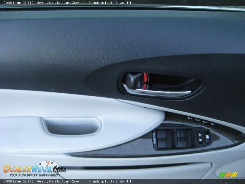 2008 Lexus GS 350 Mercury Metallic / Light Gray Photo #14